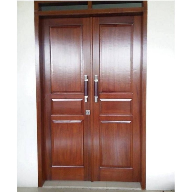 pintu rumah utama/pintu kupu tarung+kusen minimalis terlaris 120X200cm