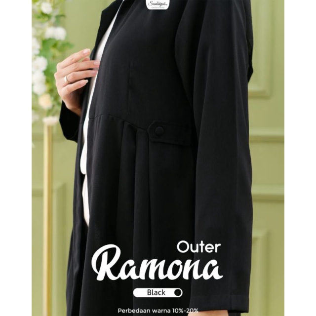 OUTER RAMONA TANPA LENGAN  BY SAIMA HUAB