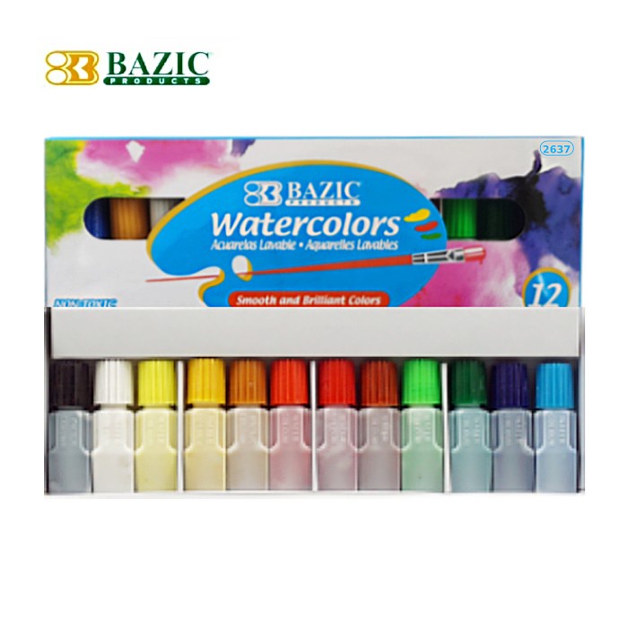 

Bazic Watercolor 12 Colors