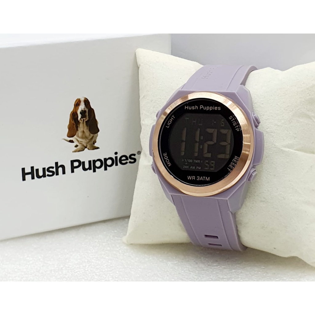 Jam Tangan Wanita Hush Puppies 8571 Digi Strap Rubber
