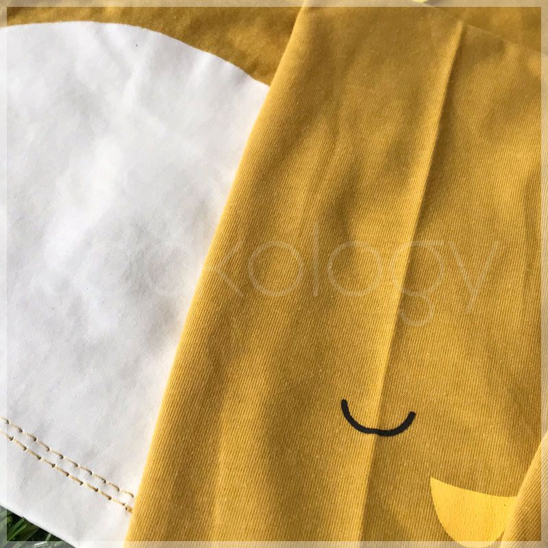 Baju tidur 1set anak 3D sablon baju celana tidur duck ayam