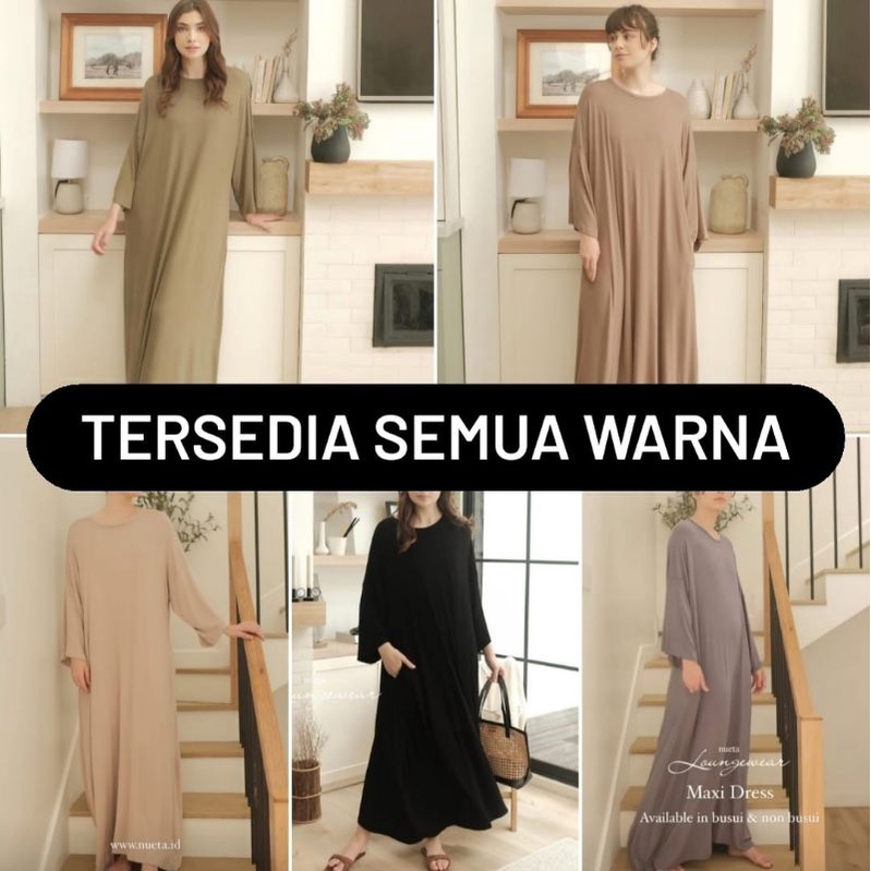 Nueta Loungewear Maxi Dress / Nueta Lounge Wear by Hijab Nueta / Nueta / Hijabnueta