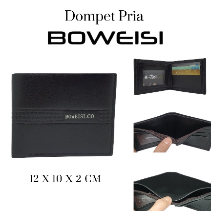 Dompet Pria Import Original Branded 100% Bovis Model Keren Terbaru Kulit PU Sintetis Kualitas Distro