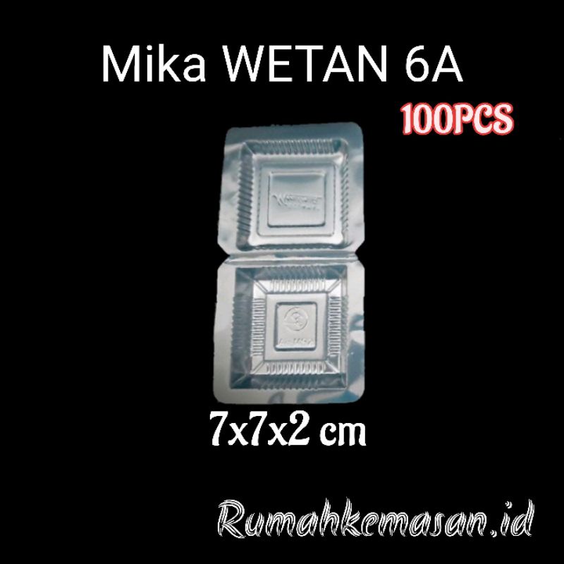 Jual Mika Kue Kotak Wetan A Isi Pcs Shopee Indonesia