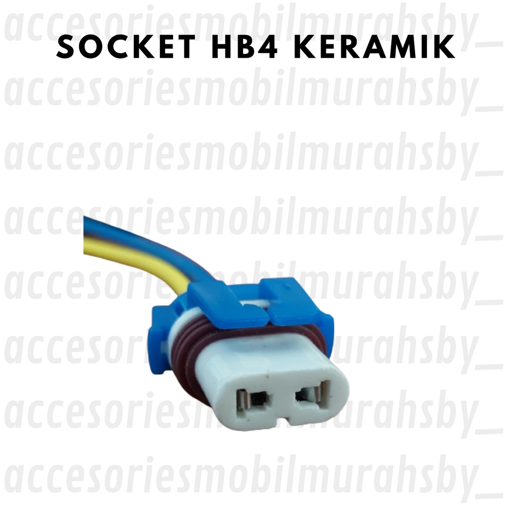 Soket Socket Rumah Lampu  H16 HB3(9005) HB4(9006) Phillips Hella Bosch Flosser 2 Kabel