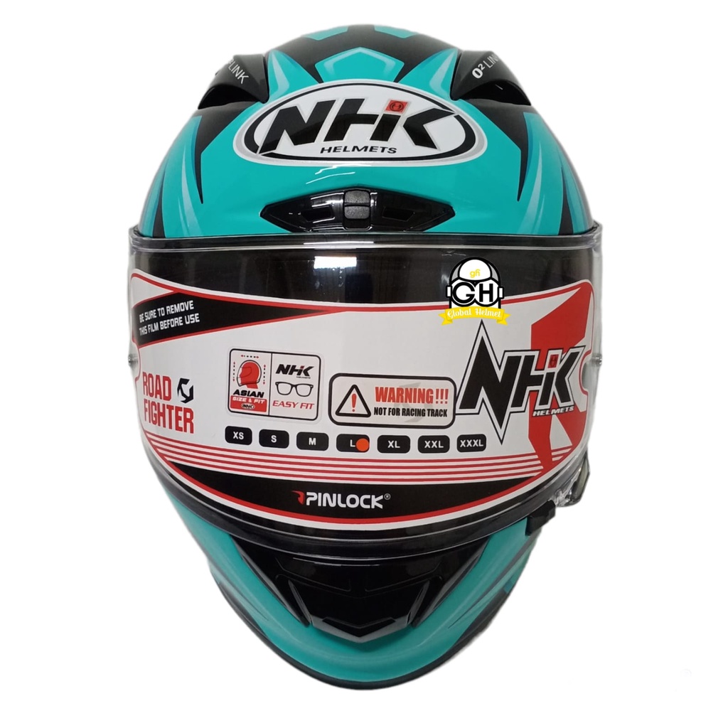 NHK HELM GPR TECH STREET NMS BLACK TOSCA GLOSSY GP R TECH