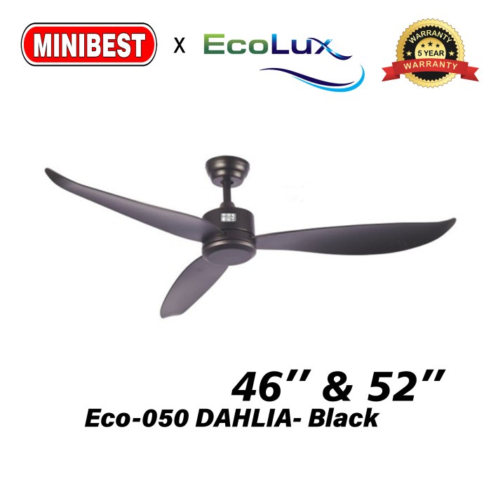 MB Kipas Angin Gantung / kipas minimanis / kipas Ecolux Eco-050 DAHLIA