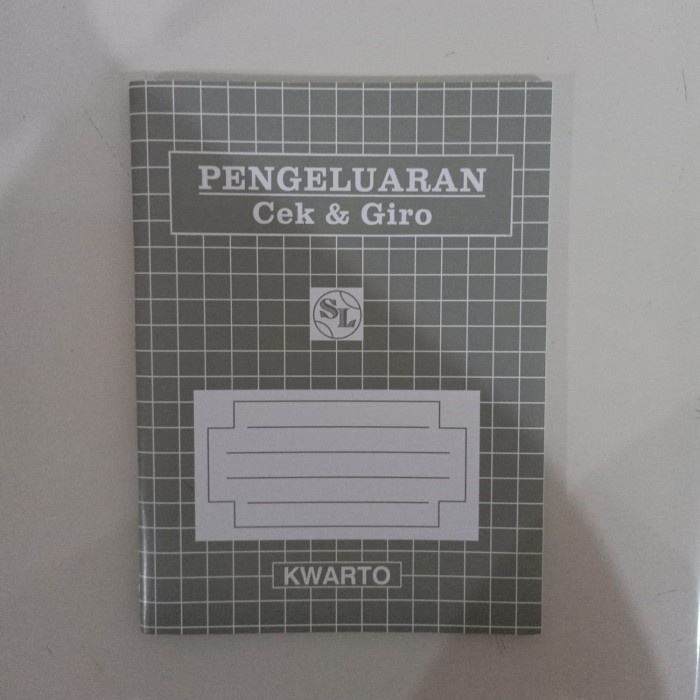 

Buku Pengeluaran Cek & Giro Kwarto SL