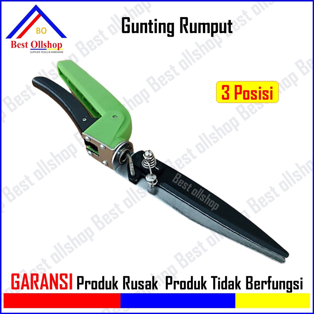 Gunting Rumput Dahan Ranting Pagar Kebun Besar / GUNTING RUMPUT Taman Tanaman 3POSISI Sabotan 3 Fungsi Posisi