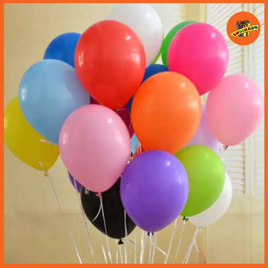 MAKASSAR! BALON LATEX DOFF - Balon Ulang Tahun - Balon HBD Isi 10pc