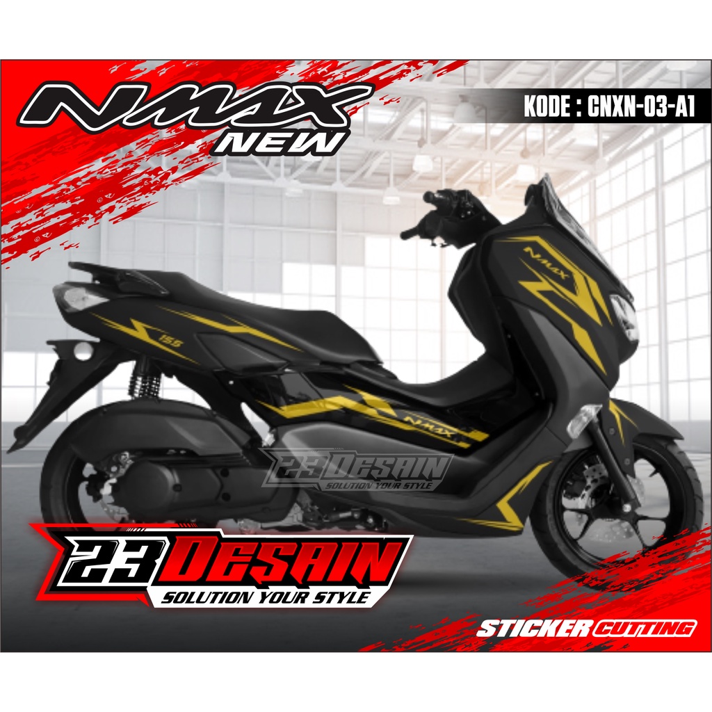 Stiker motor stiker nmax new 155 stiker nmax 155 cutting nmax cutting stiker nmax gold stiker murah 