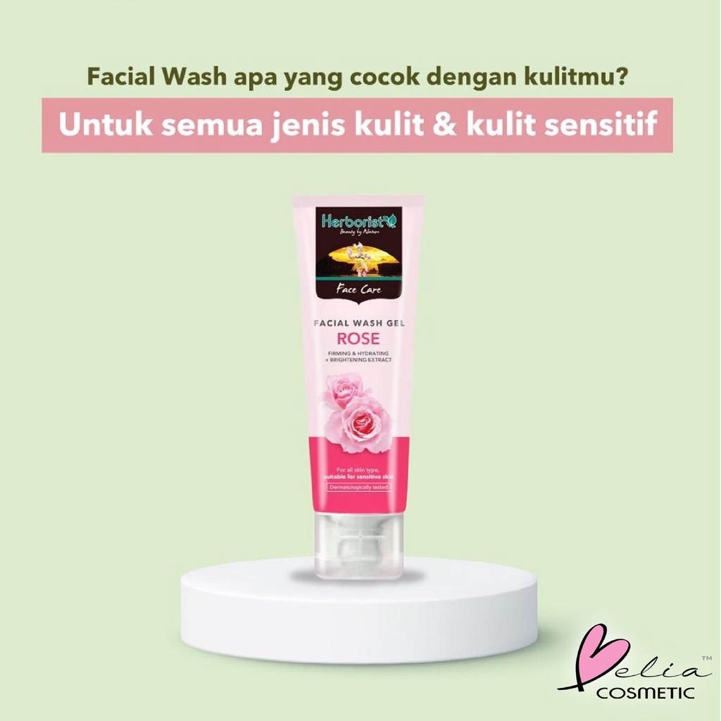 ❤ BELIA ❤ HERBORIST Facial Wash | HERBORIST Facial Gel | Herborist Sabun Wajah | Pembersih Wajah | OLIVE ZAITUN | TEA TREE | ROSE | ALOE VERA | BPOM