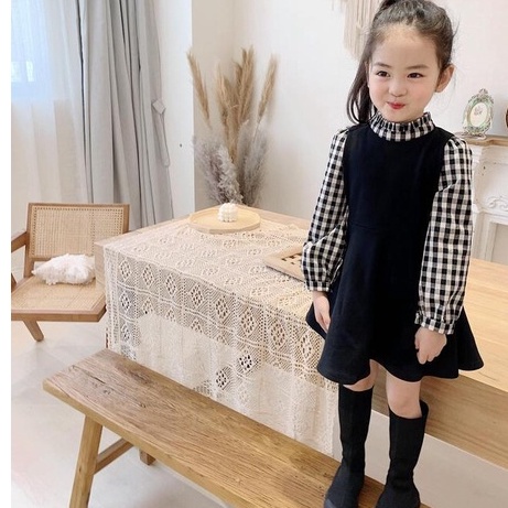 babyfit TUWEI dress lengan panjang anak perempuan baju formal anak import fd-928