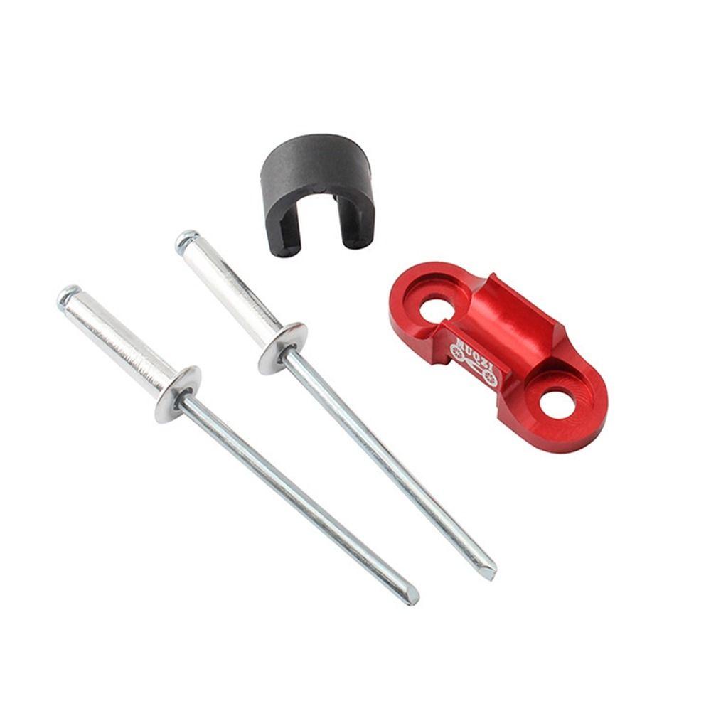 R-FLOWER 1set Penjepit Tetap Kabel Rem Aluminium Set Aksesoris Frame Gesper