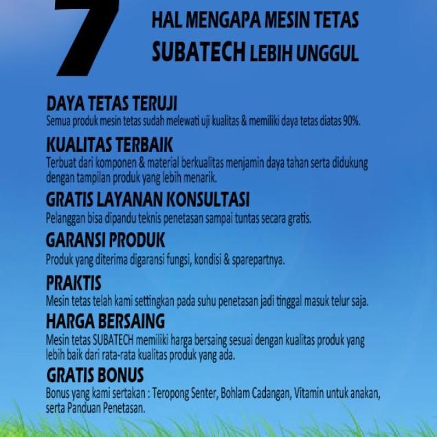 RVPQ SUBATECH SO 9 Mesin Tetas Telur Semi Otomatis Mini Penetas Telur Otomatis 897LJHO