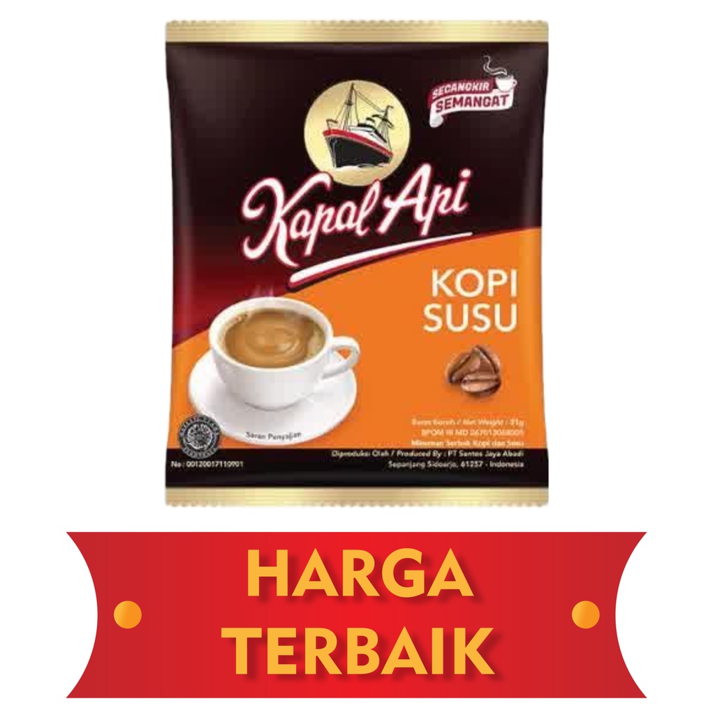 

JOKO TINGKIR NGUMBE KOPI KAPAL API KOPI SUSU 1 PCS