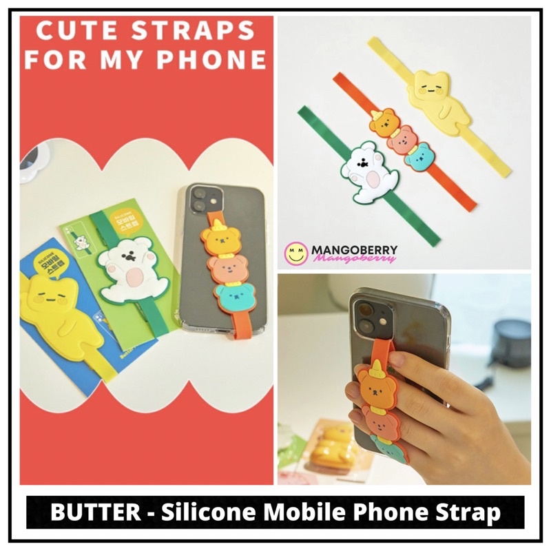 BUTTER - Silicone Mobile Phone Strap