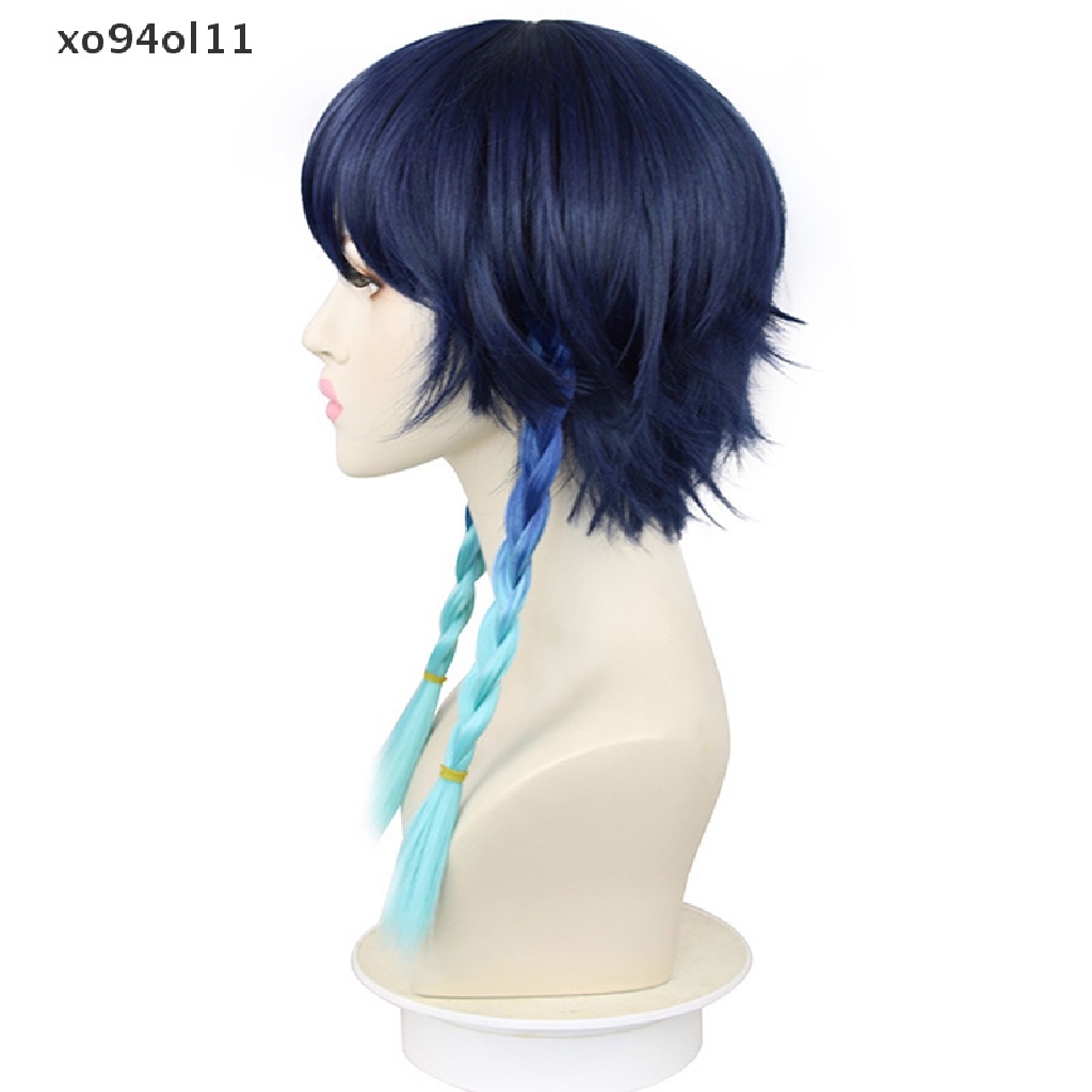 Xo Wig / Rambut Palsu Warna Biru Untuk Cosplay Anime Halloween