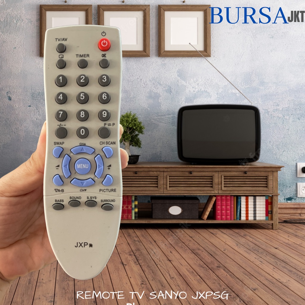 REMOTE TV SANYO AQUA TABUNG LCD LED MULTIFUNGSI LENGKAP