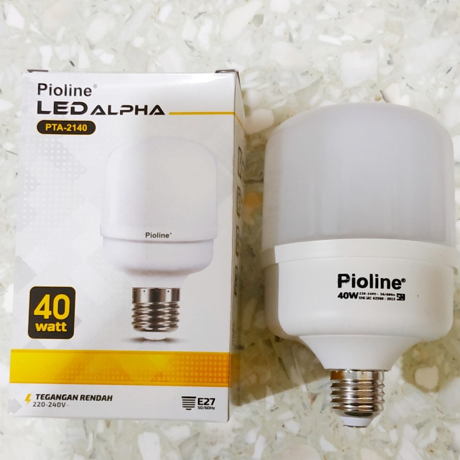 BOHLAM BOLA LAMPU LED PIOLINE LAMPU LED CAPSULE 40W 40 WATT PUTIH