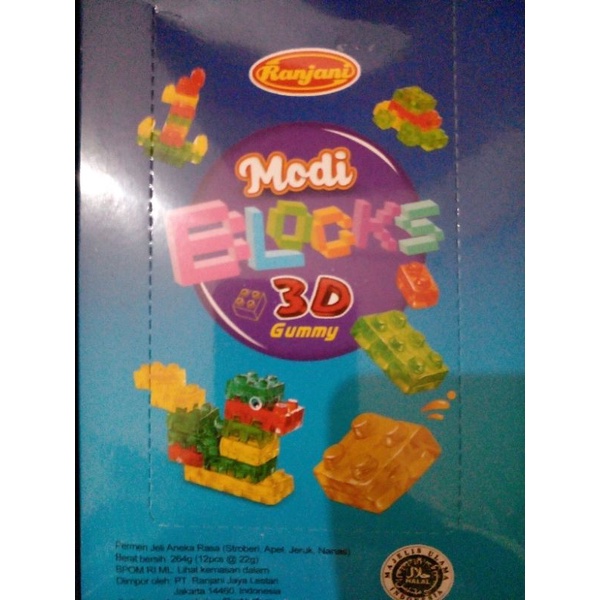 Sweetstems_ Ranjani Modi 3D Blocks Box 12 Sachet X 20Gr ( Exp Mei 2027 )