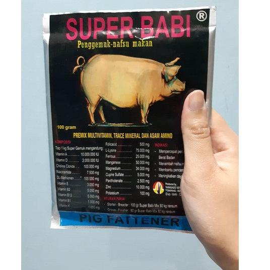 

PRODUK KEREN SUPER BABI 100gr| Penggemuk Babi| Penambah Nafsu Makan Babi 3180 ぇ