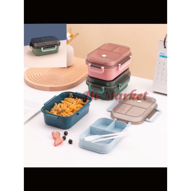 KOTAK BEKEL/ BEKEL MAKAN LUNCH BOX 2SUSUN 3 SEKAT /TEMPAT MAKAN