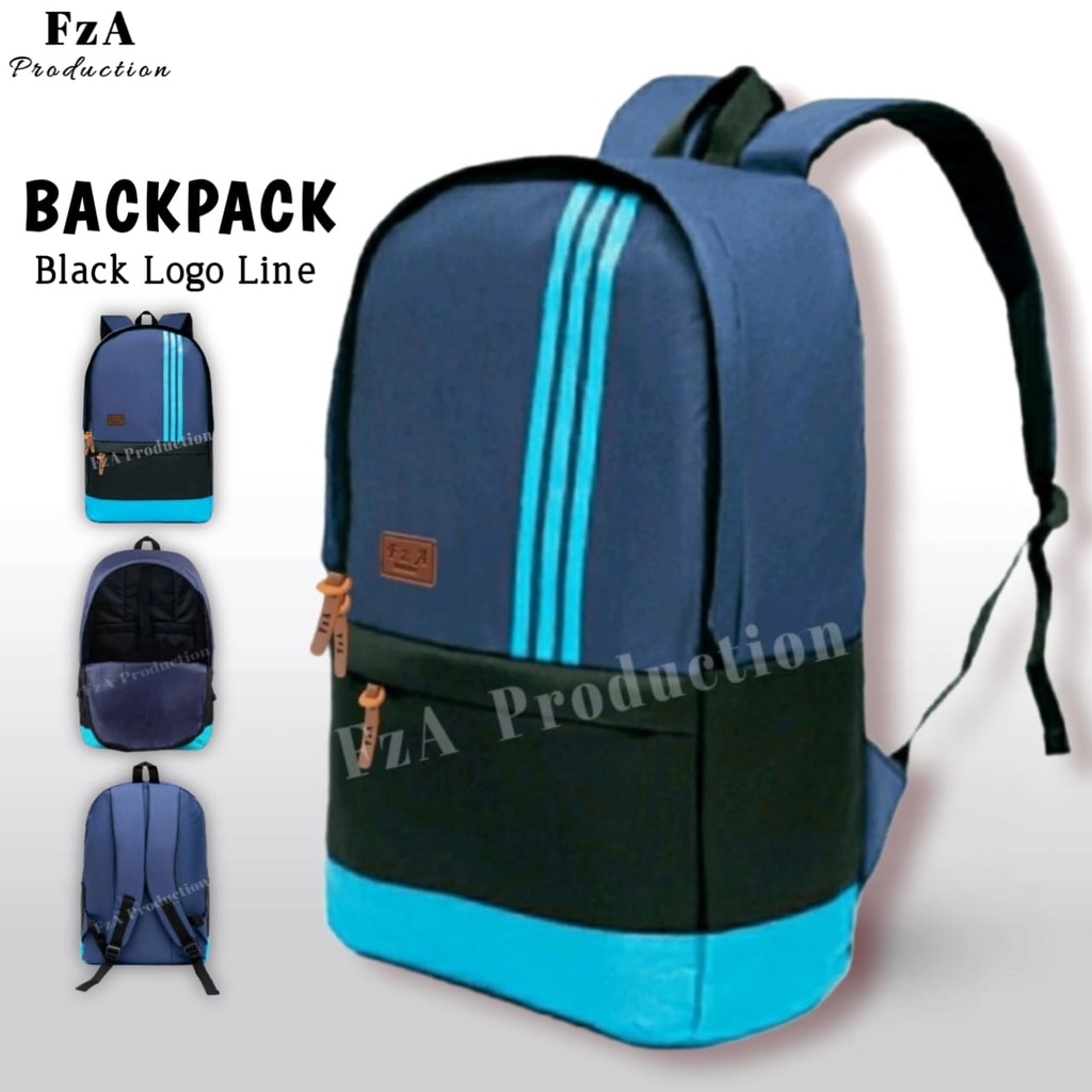 Tas Ransel Gendong Laptop Distro Sekolah Kuliah Pria Wanita Backpack Tas Ransel Laptop Original FREE Jam Tangan Pria