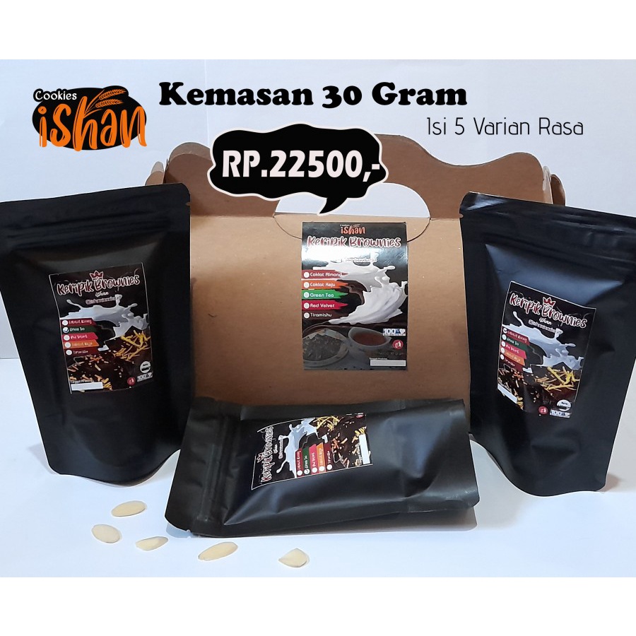 

Hampers Keripik Brownies Kemasan 30 Gram Isi 5 Semua Rasa