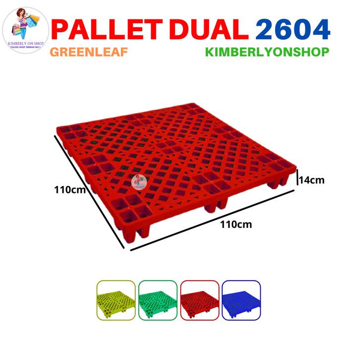

Pallet Plastik Gudang Dual Industri 2604 Green Leaf