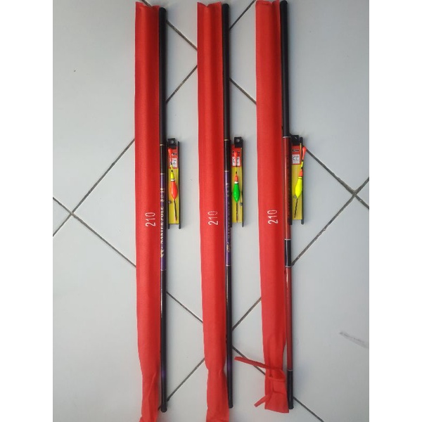 Joran Tegek 1 Set China Fishing Rod Carbon Tegek Panjang 1.8M-5.4MPole Fishing