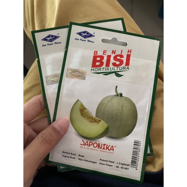 BENIH/BIBIT MELON 20 biji CAP KAPAL TERBANG