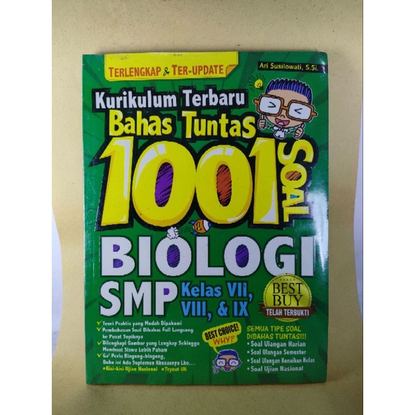 Bahas Tuntas 1001 Biologi SMP kelas VII, VIII & IX . vu