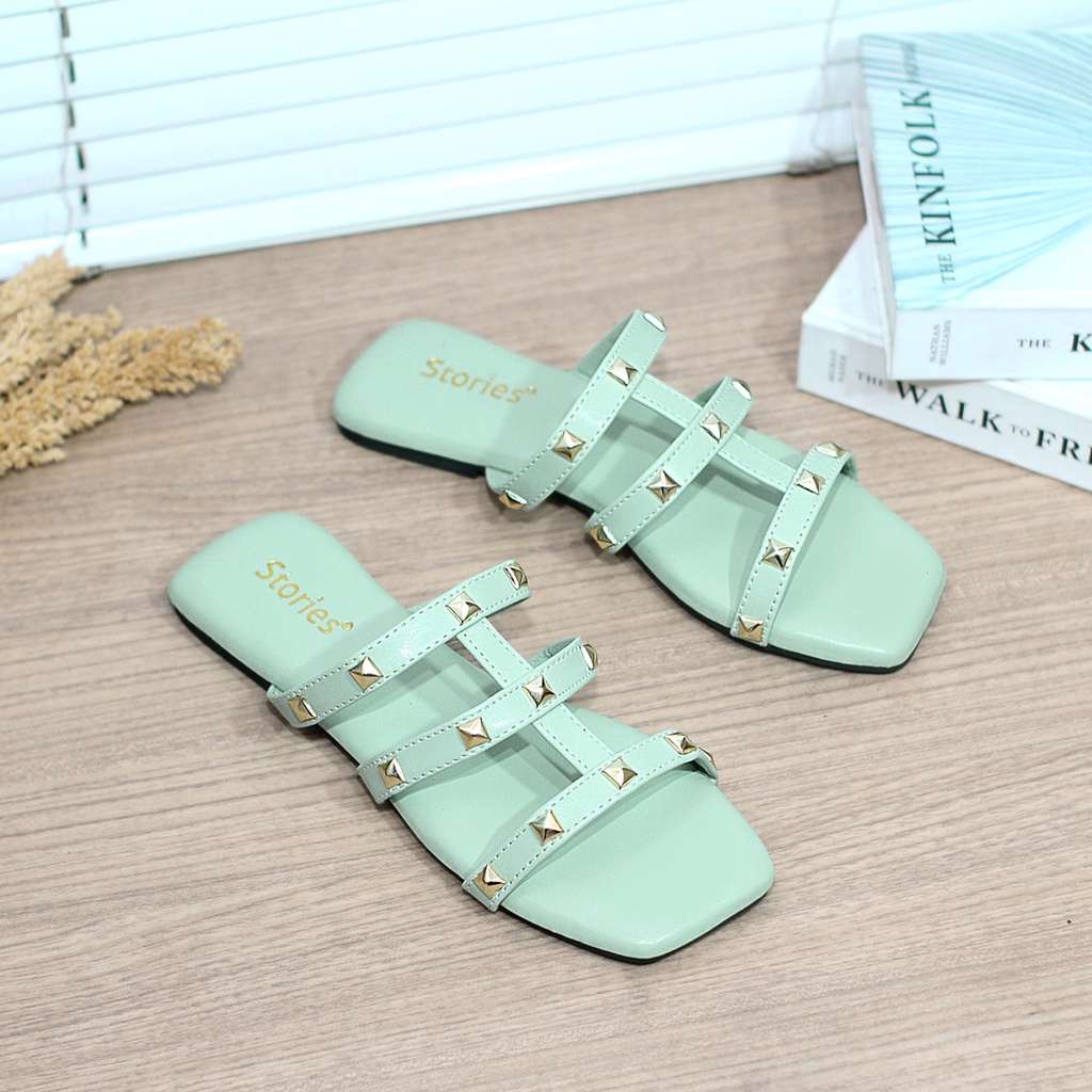 Sandal Wanita Flat Stories Fanny