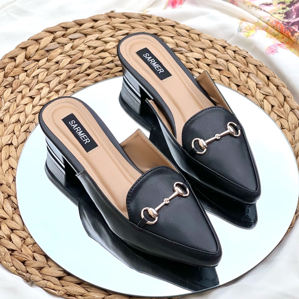 SARMER - GIA HEELS 3CM BLACK