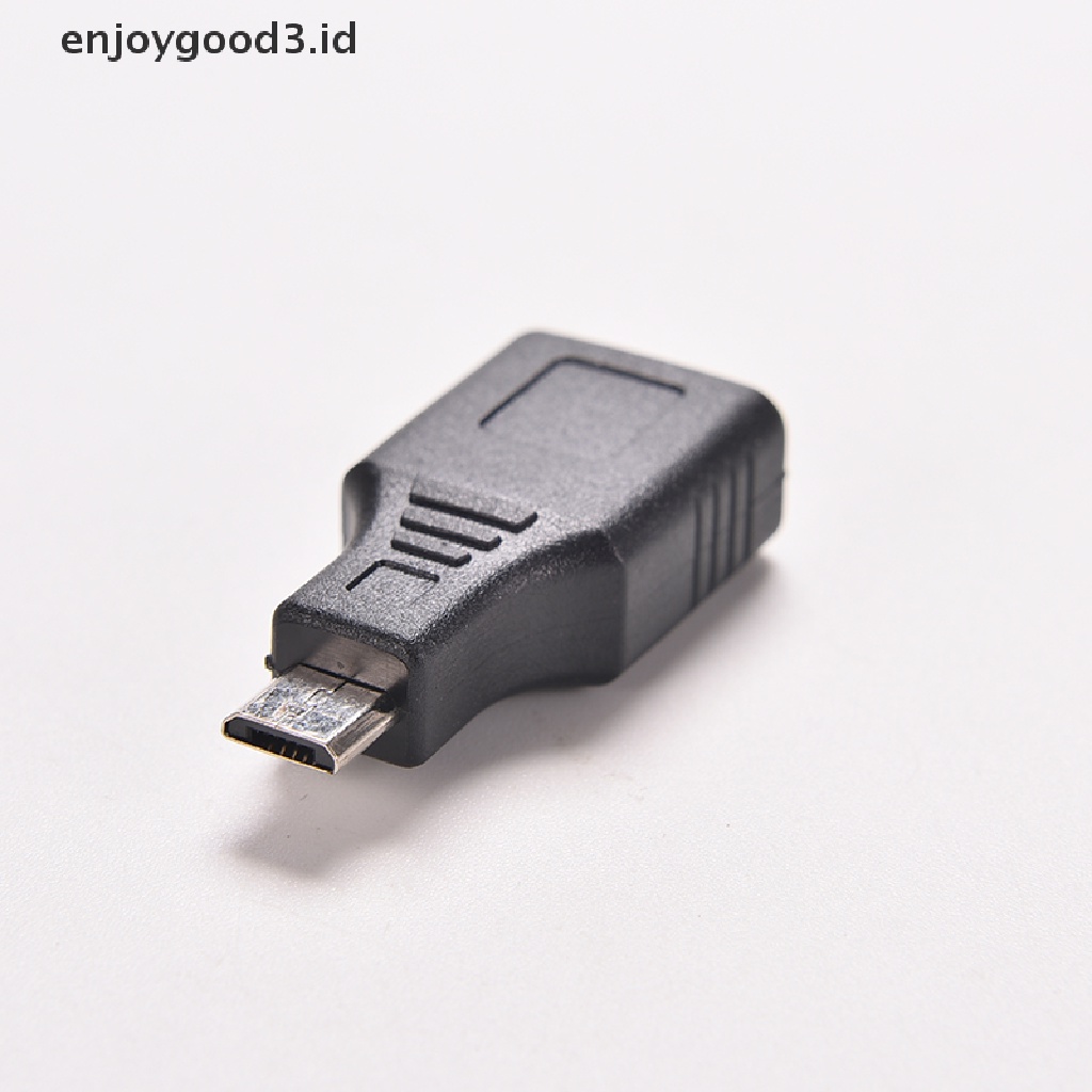 (Rready Stock) Adaptor Hub Kabel Jaringan USB 2.0 A Female Ke Micro USB B 5 Pin Male (ID)