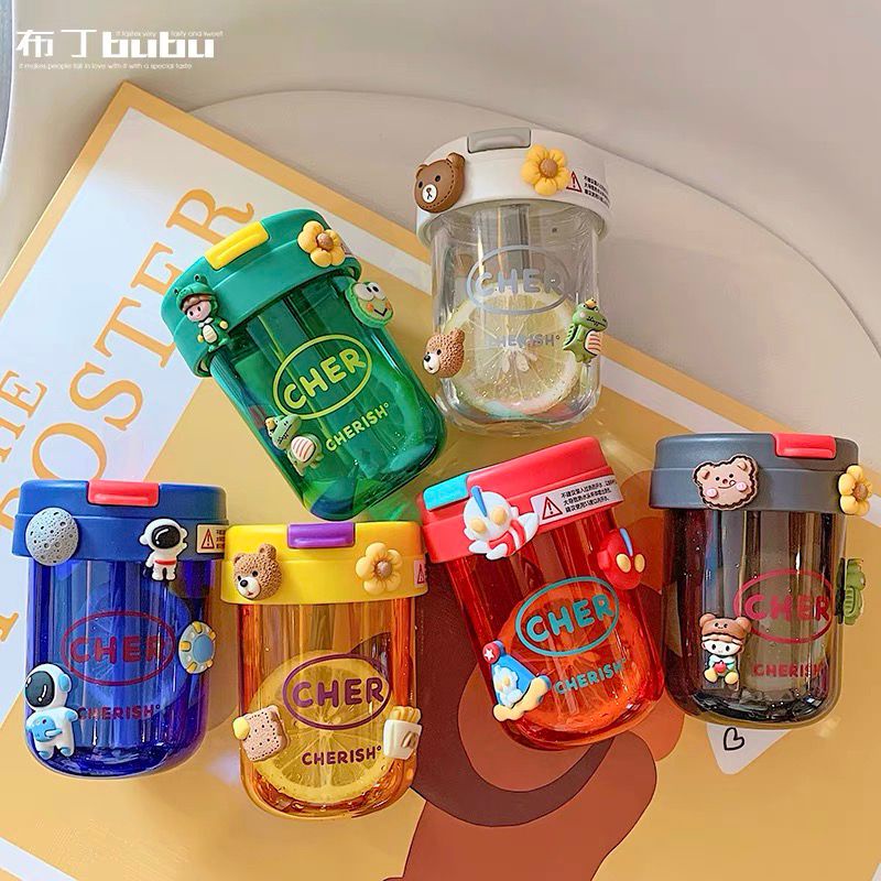 Botol Minum Anak Sedotan Botol 330ml Botok Anti Bocor Tumpah Botol Minum Mini Anak Kecil Botol Warna Botol Murah Dan Unikcod Botol Minum Transparan 300ml Dengan Sedotan Anti Bocor/Untuk Olahraga