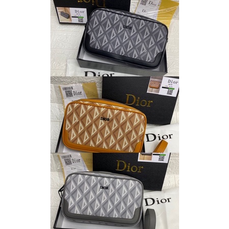 branded authentic clutch bag miror quality dior 1:1 / tas tangan cowok pria terbaru termurah dior mi