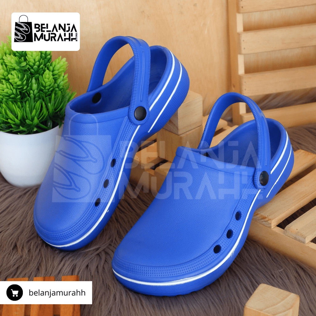 Sandal Polos Model Kodok/ Sendal Baim Polos Pria dan Wanita Nyaman dipakai size 36 s/d 44