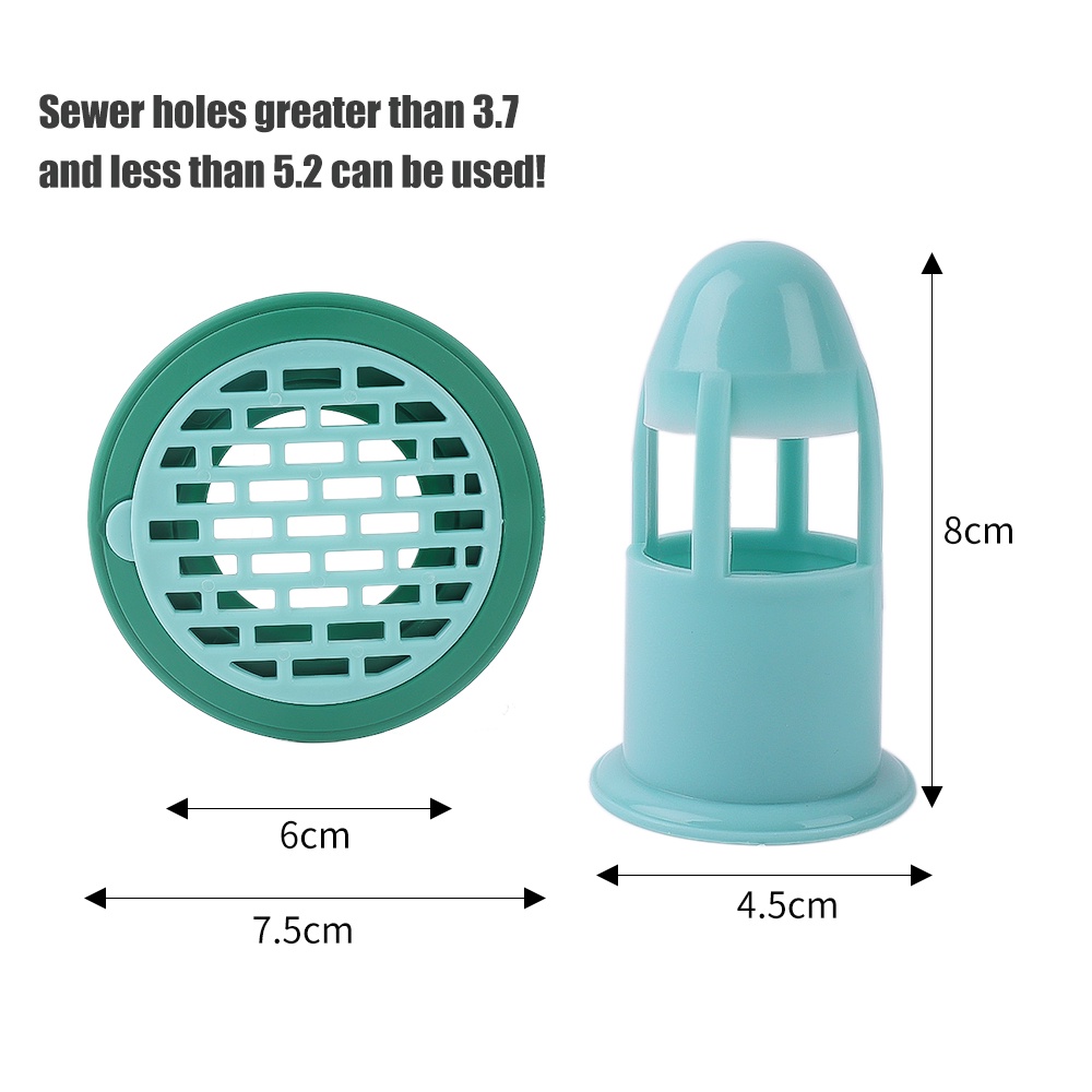 Plug Filter Pengering Lantai Bahan Silikon Anti Bau Pencegahan Serangga Untuk Kamar Mandi