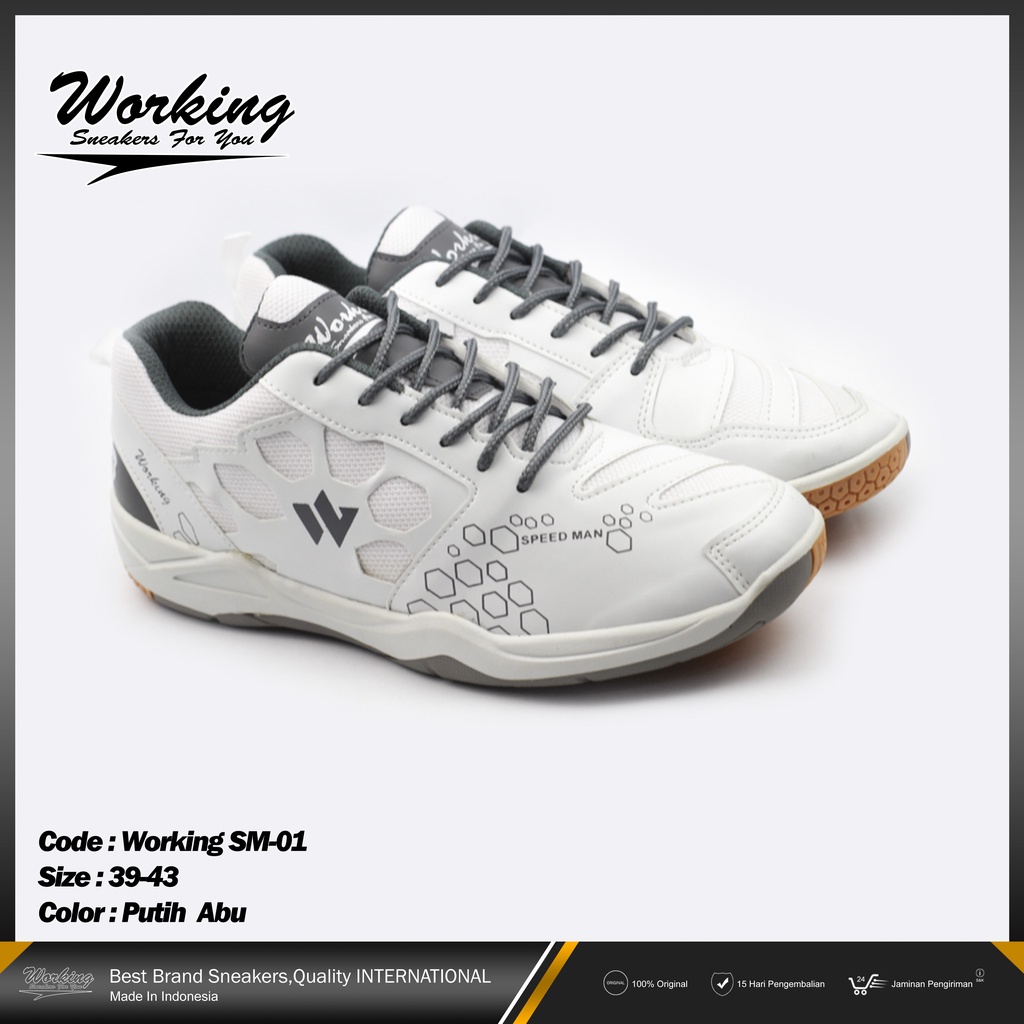 Working Sneakers For You Sepatu Pria Badminton SM-01