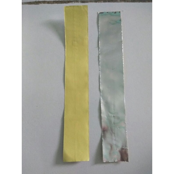 (PERLEMBAR) LEM PANCI / LAKBAN ALUMINIUM FOIL TAPE TAHAN PANAS DAN TAHAN AIR ANTI BOCOR