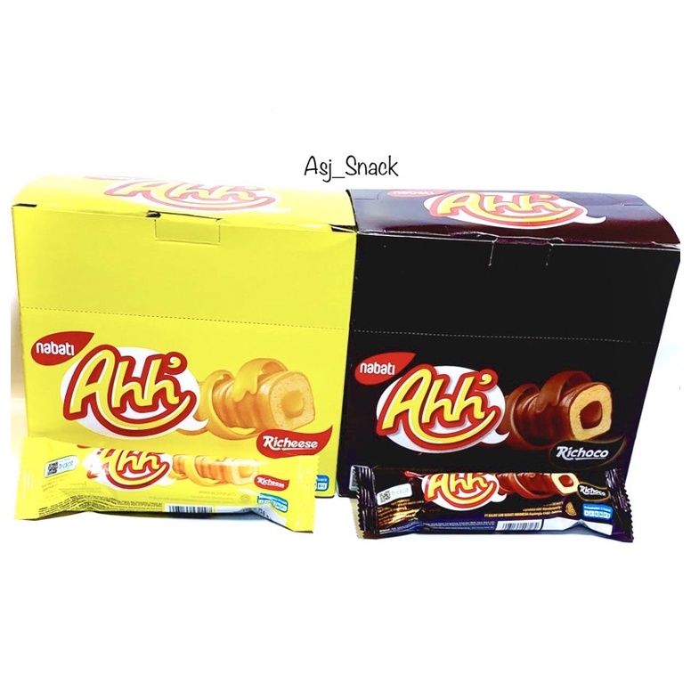 

Nabati Ahh Richeese Rasa Keju Dan Richoco Rasa Cokelat ( 20 pcs x 5g )