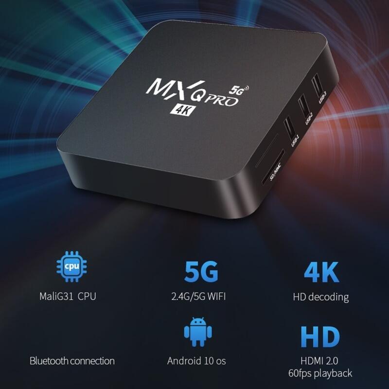 Android TV Box MXQ Pro 5G 2+16G / Smart TV 4K Ultra HD MXQ PRO 4K 5G