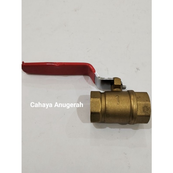 Stop Kran Kuningan 1" Freder / Ball Valve Kuningan / Stop Kran Freder