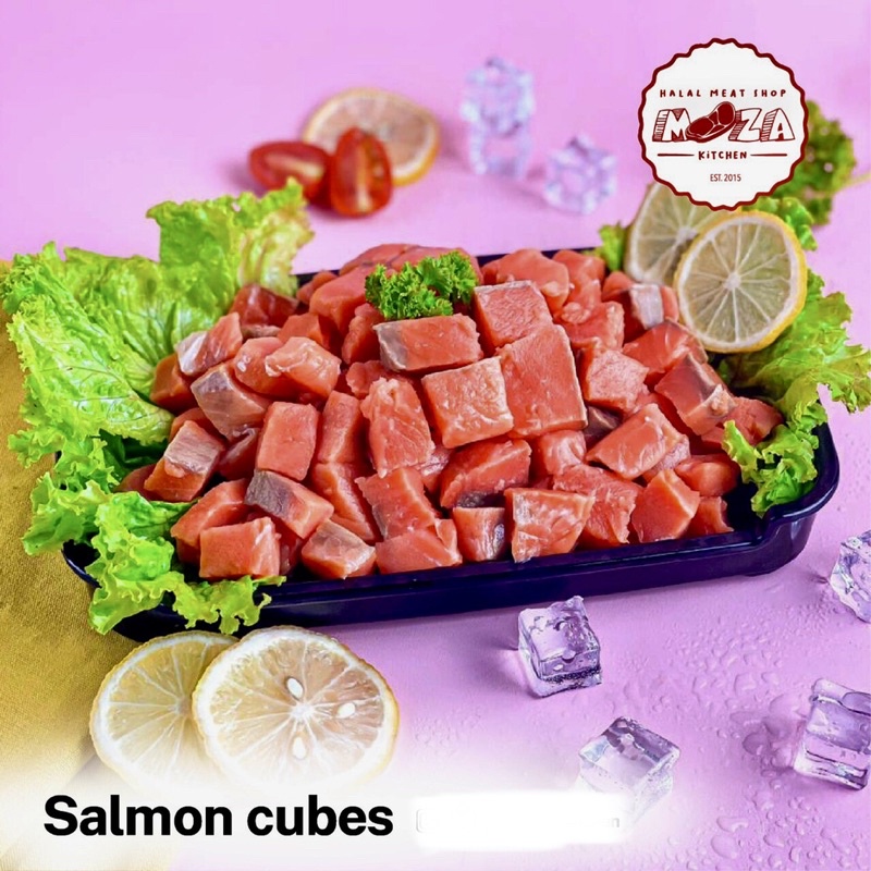 

Salmon Cube sashimi grade