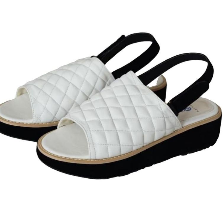 F07V Sandal Wedges Wanita Kasual Terbaru Platform / Sandal Cewek Kekinian Viral / Sendal Wanita Kore