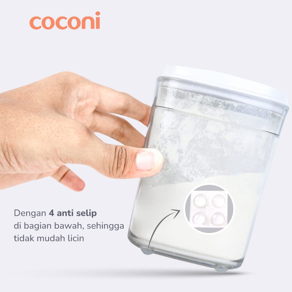 Coconi Pop Up Airtight Food Container - Toples Susu Bubuk Kedap Udara
