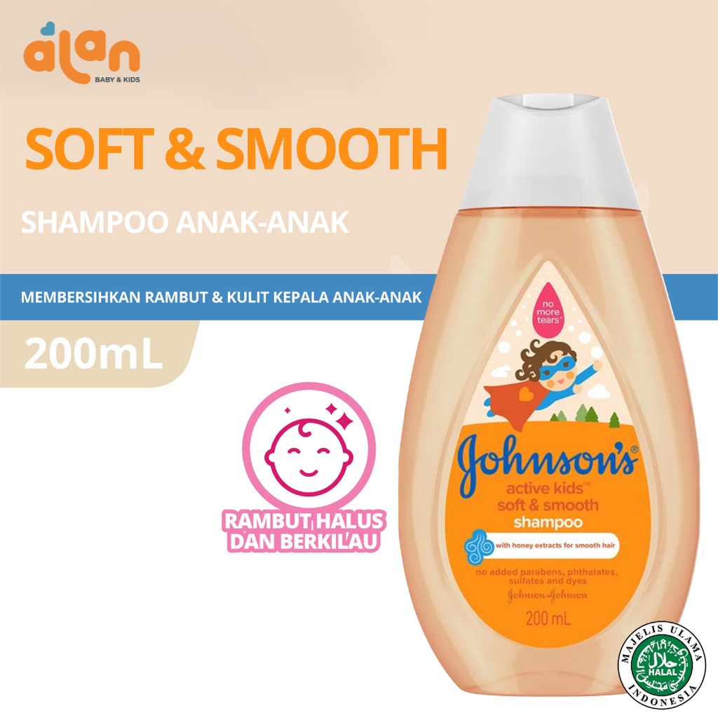 Johnson’s Active Kids Shampoo All Variant 100ml dan 200ml