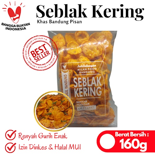 

Seblak kering Cemilan Keripik snack pedas Kemasan Ekonomis 160g